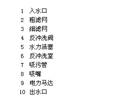 電動(dòng)刷網(wǎng)式自清洗過(guò)濾器AF9800系列標(biāo)識(shí)圖